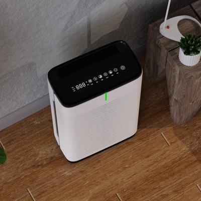 White ABS PM2.5 Smart Particle Room Hepa UV Air Purifier Virus Removal