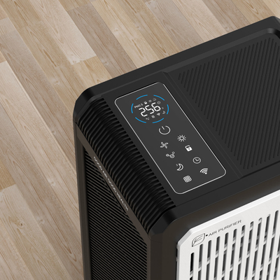 Water Based Room Humidification True Hepa Filter UV Light Air Purifier KJ800