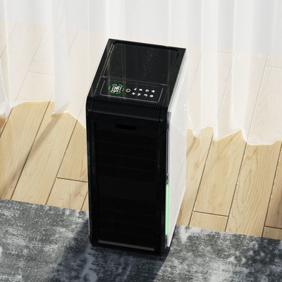ABS Plastic Hepa Filter Air Purifier With Sensor UV Lamp  240W