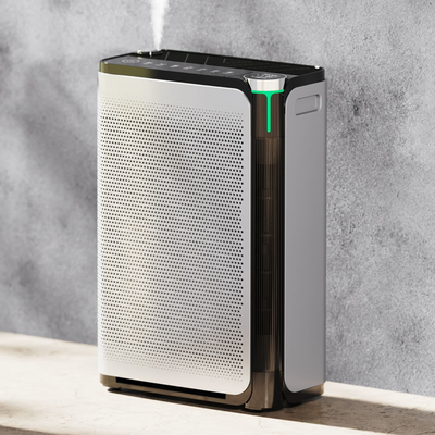 Hepa Filter Home Air Purifier With 2.3L Spray Humidification