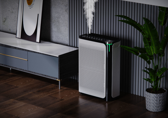 Hepa Filter Home Air Purifier With 2.3L Spray Humidification