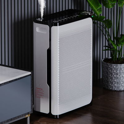 PM2.5 Ultrasonic Air Humidifier Hepa Uv Air Purifier For Air Conditioned Room