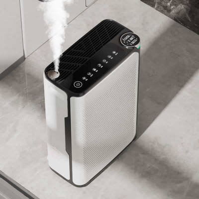 Electrical Home Appliances Hepa UV Air Purifier With Spray Humidifier 115W