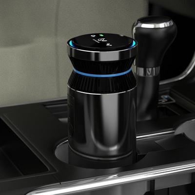 Mini Hepa UV Ozone Generator Ion Air Purifier For Car Smoker Removal