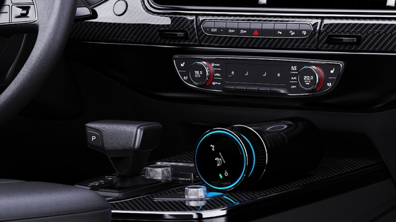 Mini Hepa UV Ozone Generator Ion Air Purifier For Car Smoker Removal