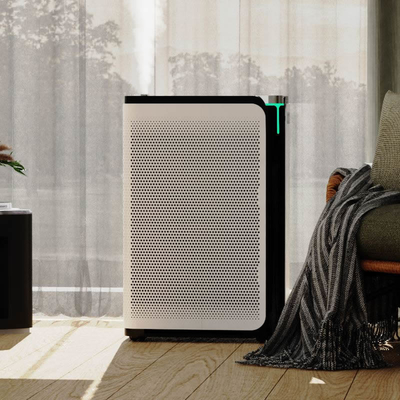 Temperature And Humidity Room Air Purifier Nidec DC Motor Removal Smoke