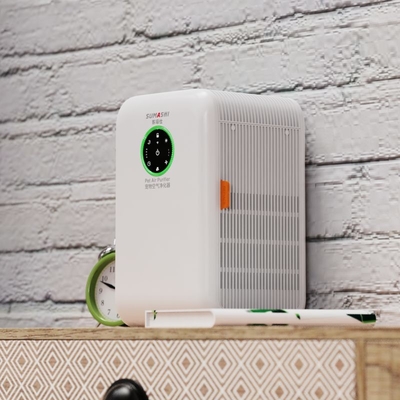 PM2.5 Dust Sensor Room Air Purifier For Cat Hair Remove Ammonia Gas Activated Carbon Filter