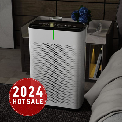 H12 grade HEPA Home Air Purifiers For Formaldehyde And PM2.5 Removal With Activated Carbon Filter