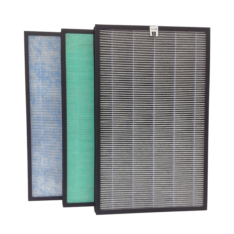Pm2.5 Hepa Air Filter , H12 Pleated Panel Air Filters For Home
