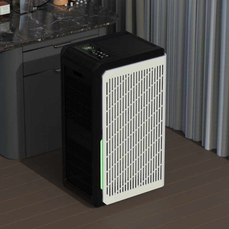 Plastic Hepa UV Air Purifier WiFi Control Fog Free Humidifier Room Appliances