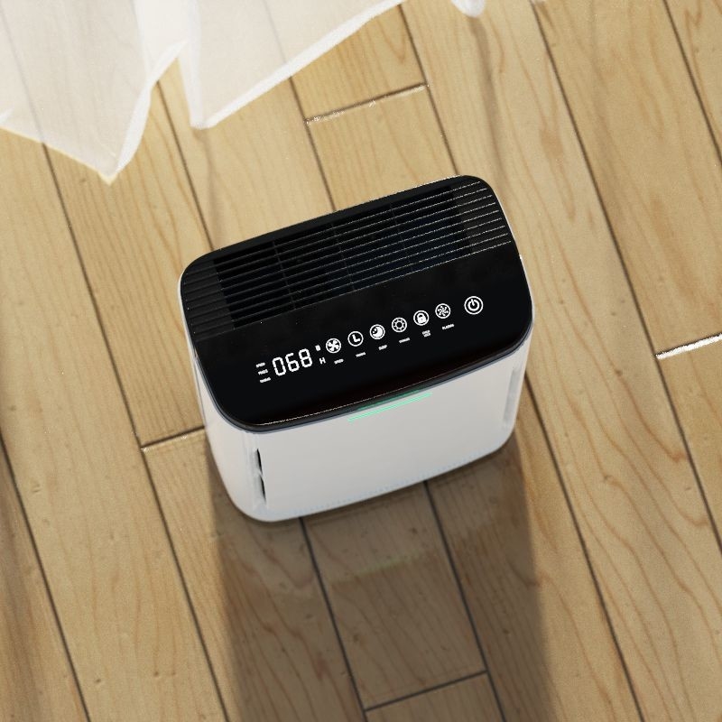 3 Speed 120W Hepa UV Air Purifier For Bedroom Tuya WiFi Control