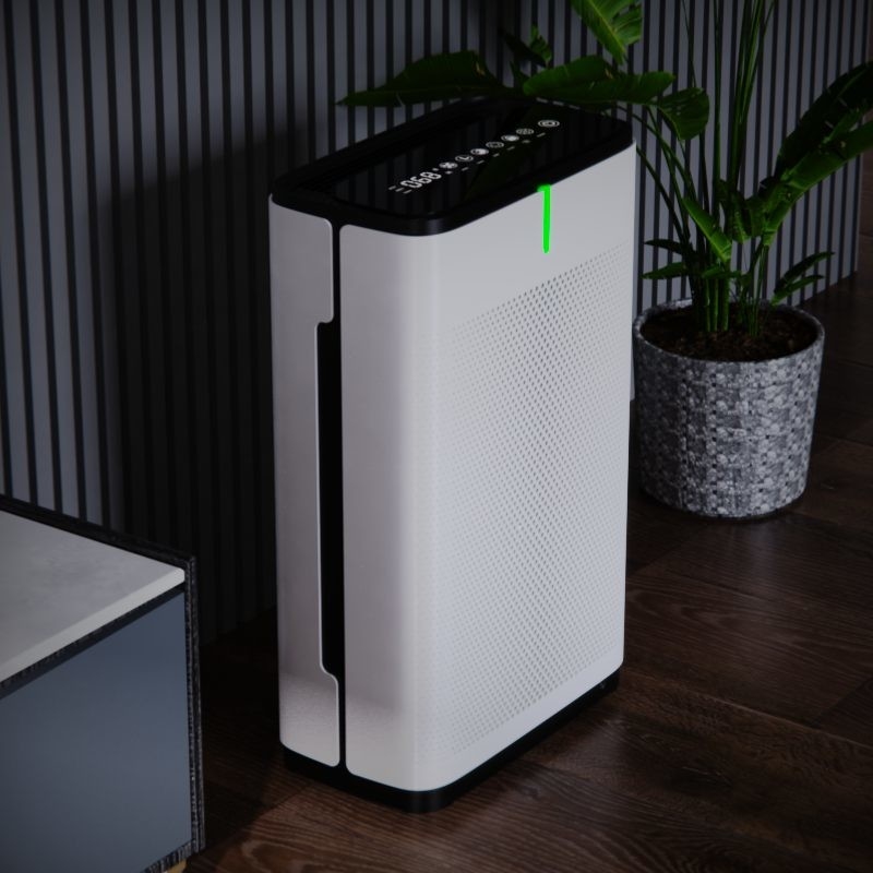 UVC Sterilization Hepa Room Air Purifier automatic mode For Pet Smoke Dust